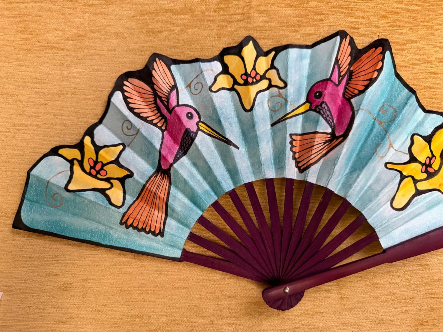 Abanico colibrís